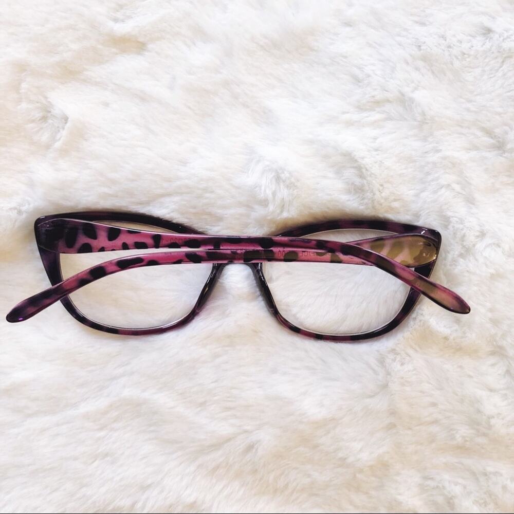 Bailey Purple Cat Eye Bi-Focal Reader Glasses - Picture 9 of 11